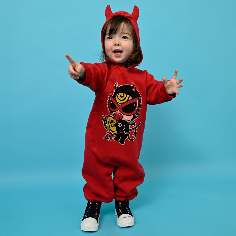 DEVILKIN ダンボールニット カバーオール