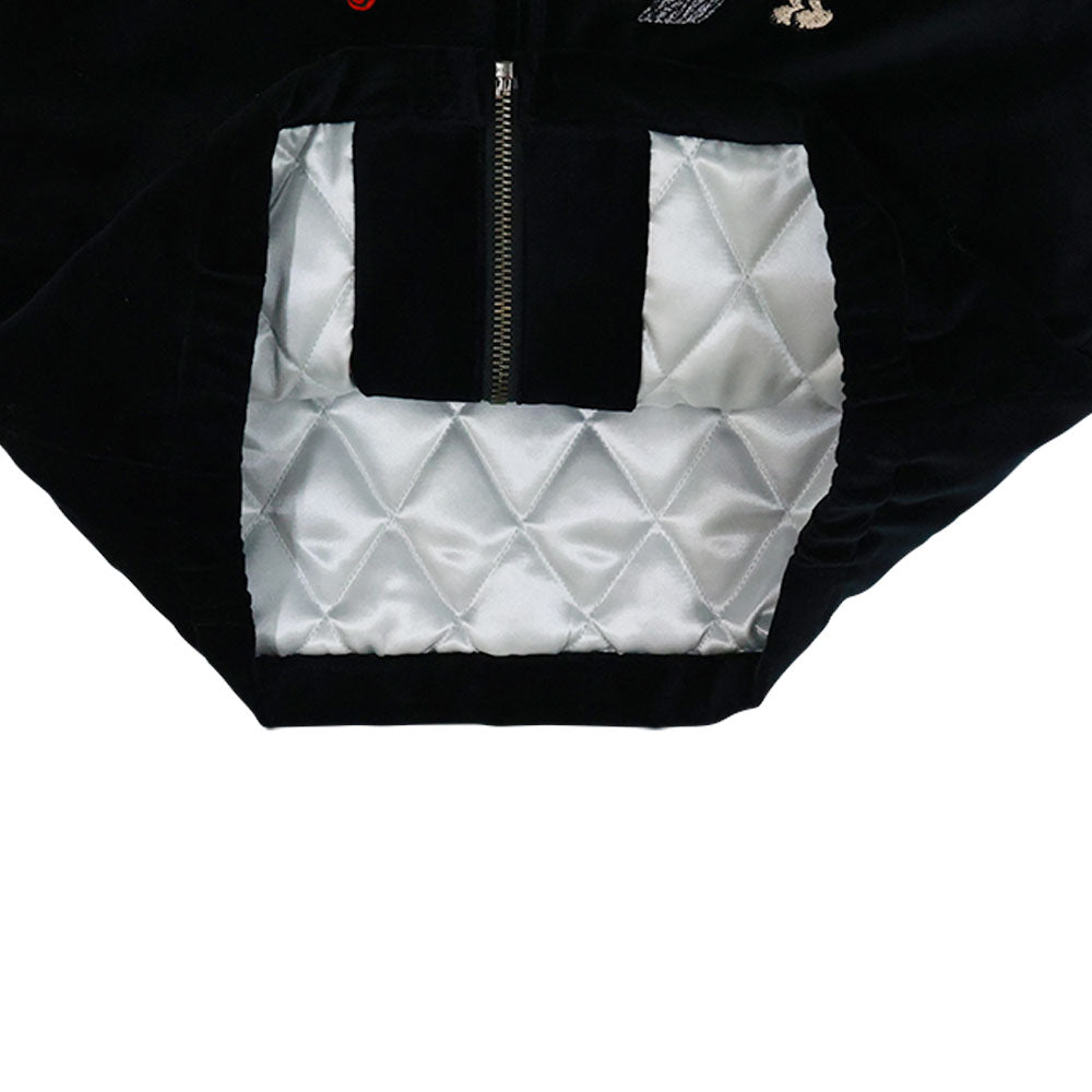 HANAFUDA MINI 刺繍 ブルゾン