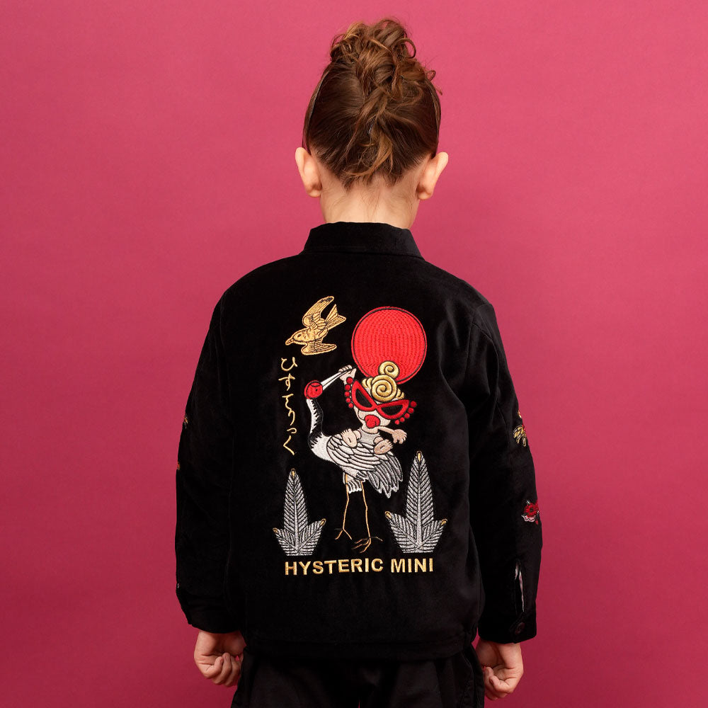 HANAFUDA MINI 刺繍 ブルゾン