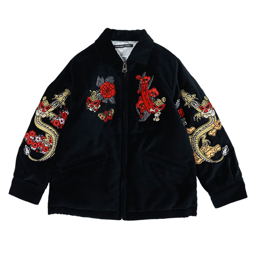 HANAFUDA MINI 刺繍 ブルゾン