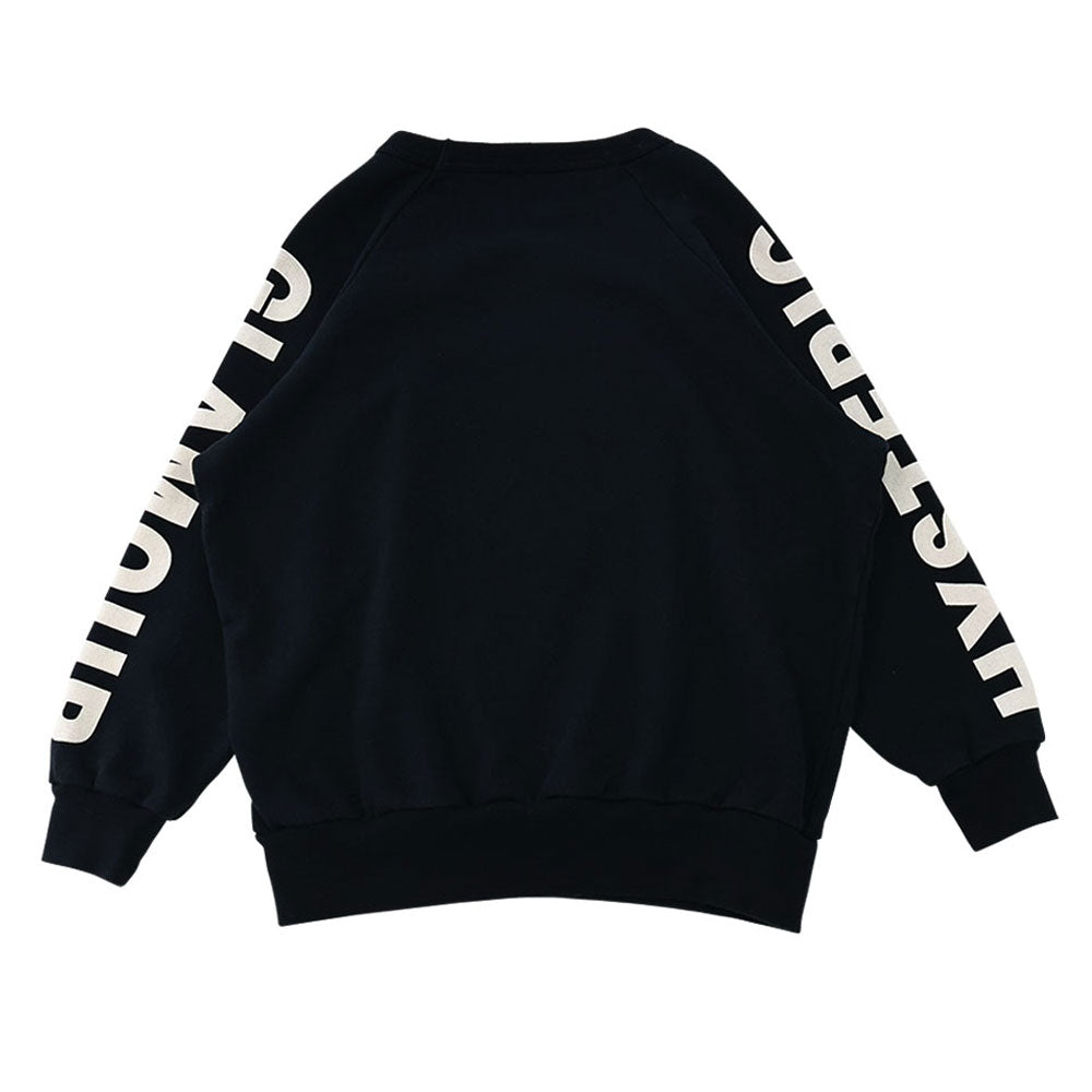 スパンコール MINI FACE裏毛トレーナー