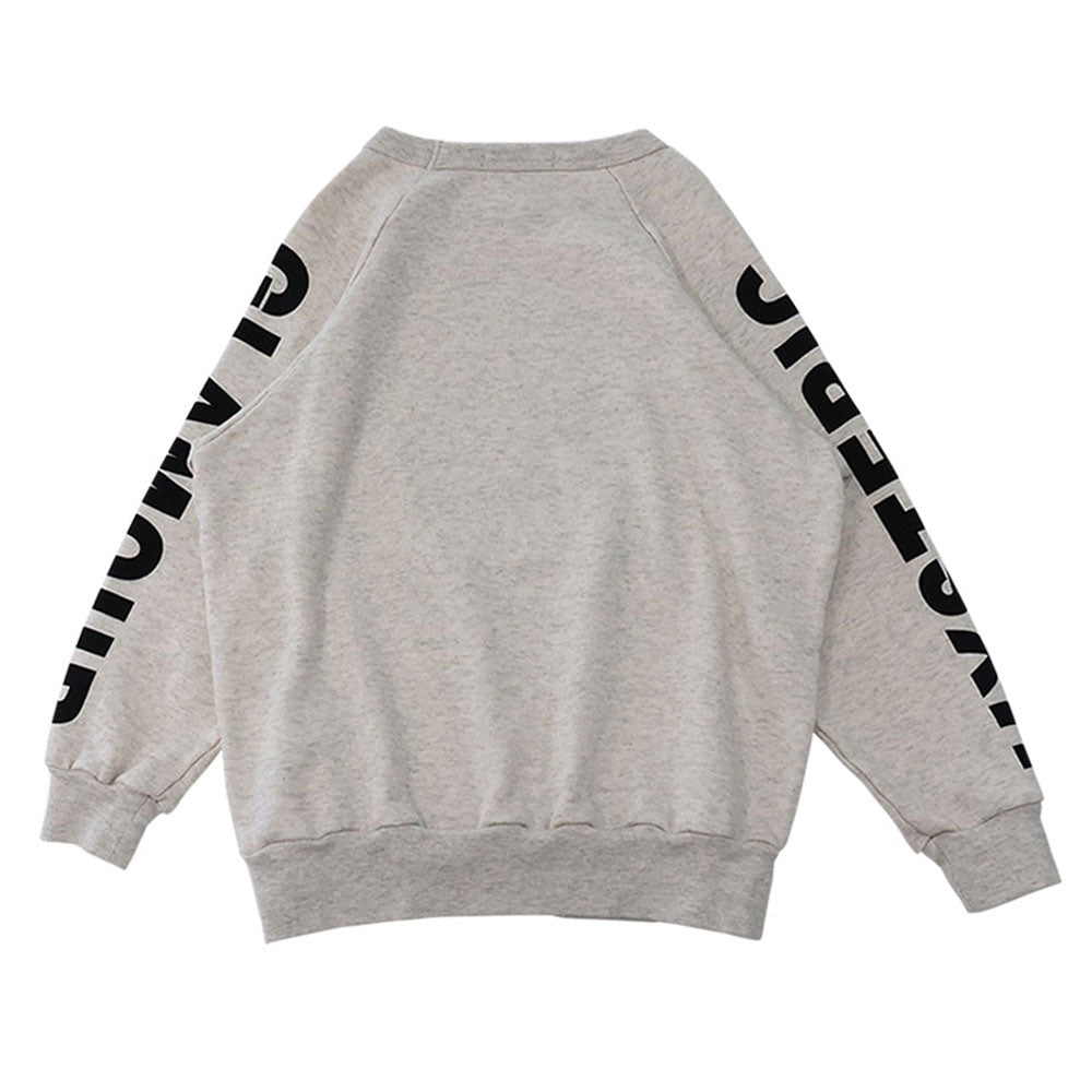 スパンコール MINI FACE裏毛トレーナー