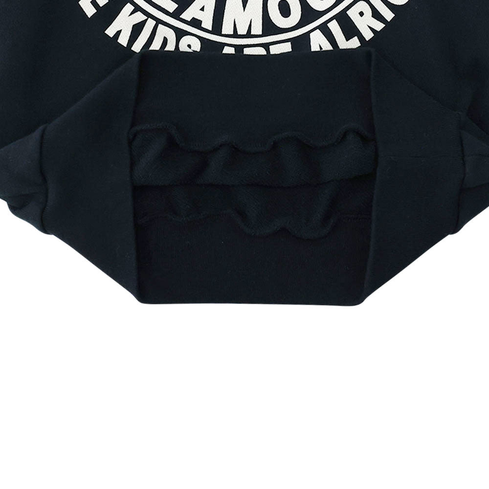 スパンコール MINI FACE裏毛トレーナー