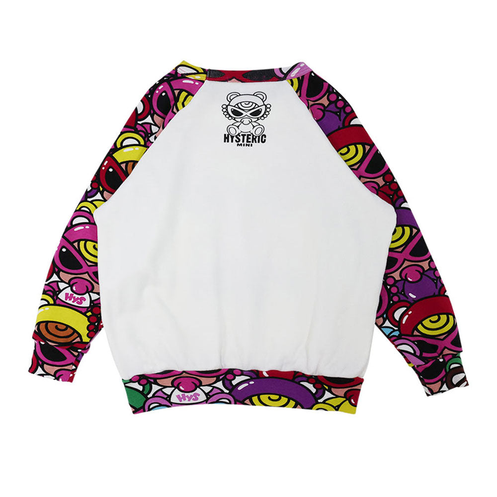 TEDDY MINI MULTI COLOR ラグラン裏毛トレーナー