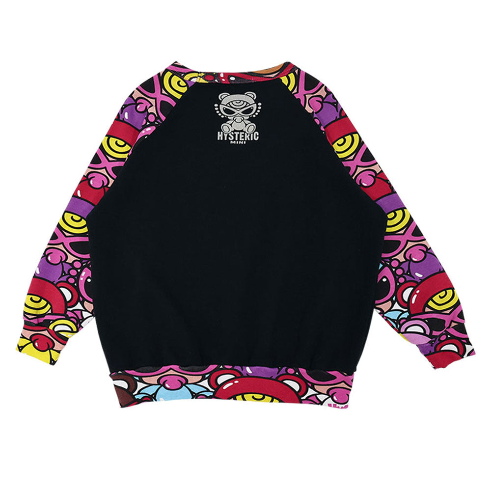 TEDDY MINI MULTI COLOR ラグラン裏毛トレーナー