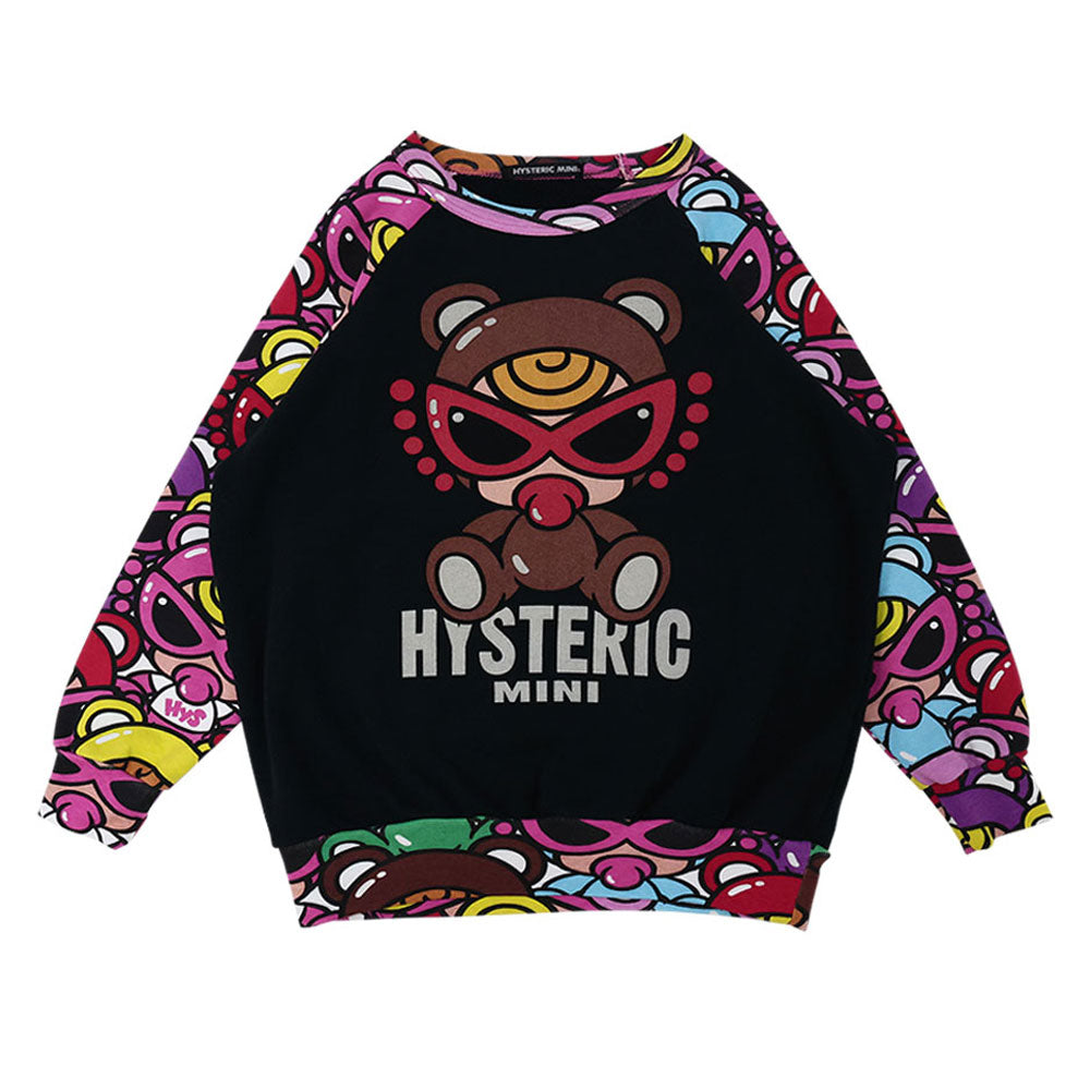 TEDDY MINI MULTI COLOR ラグラン裏毛トレーナー