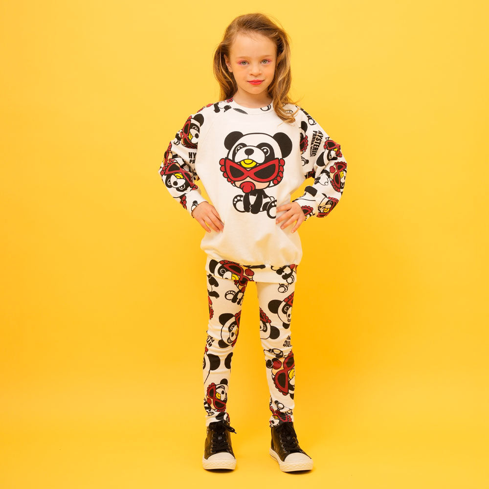 PANDA MINI総柄 ラグラントレーナー