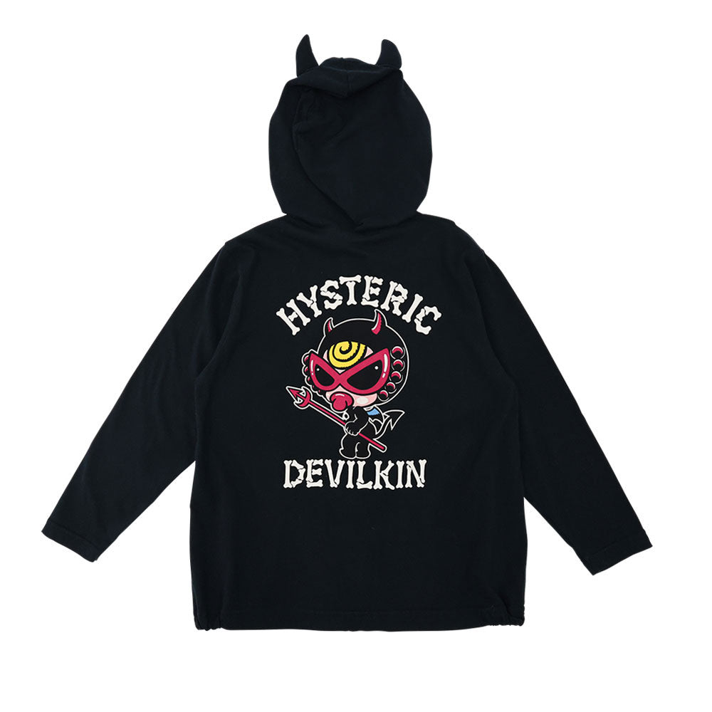 DEVILKIN つの付きフーディー カーディガン