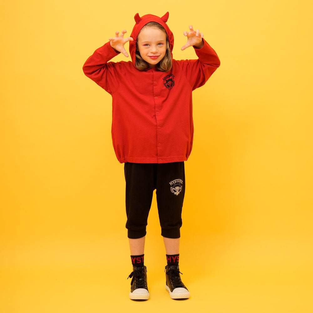 DEVILKIN つの付きフーディー カーディガン