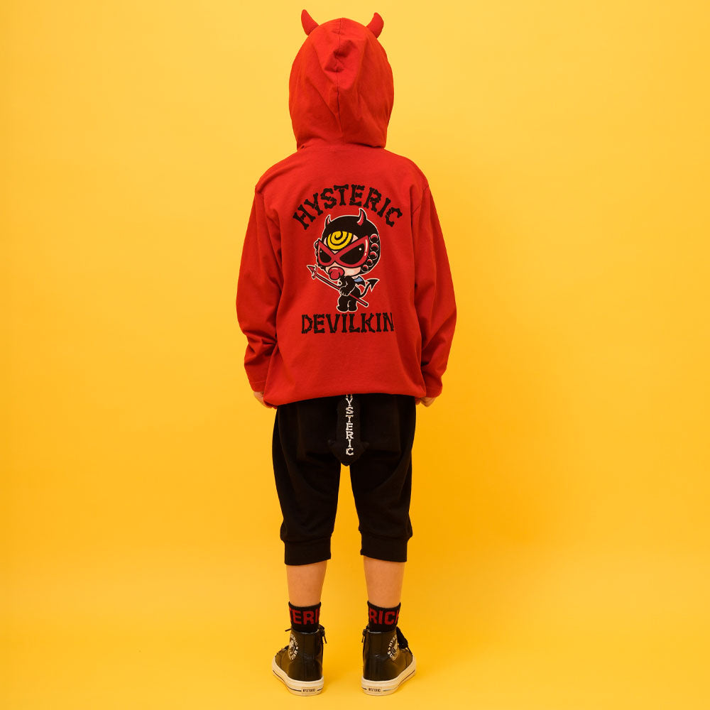 DEVILKIN つの付きフーディー カーディガン