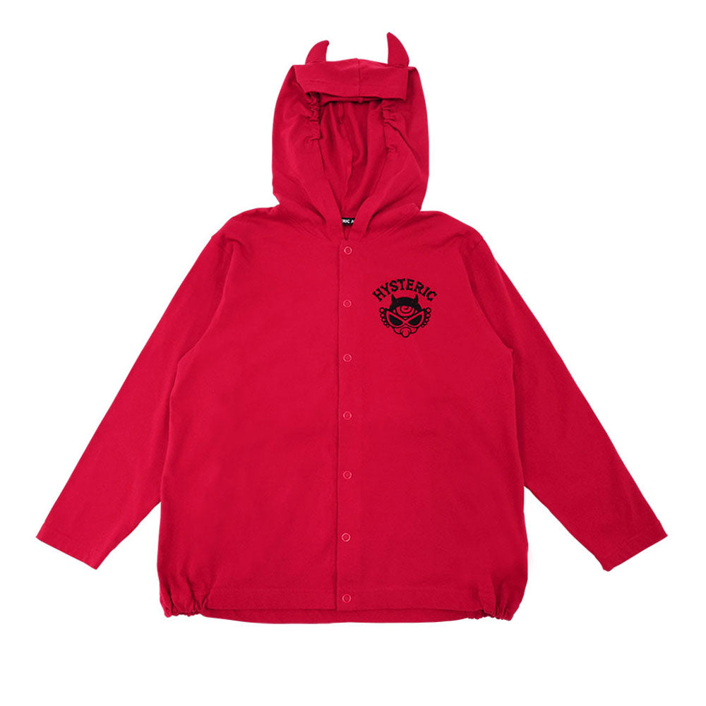 DEVILKIN つの付きフーディー カーディガン