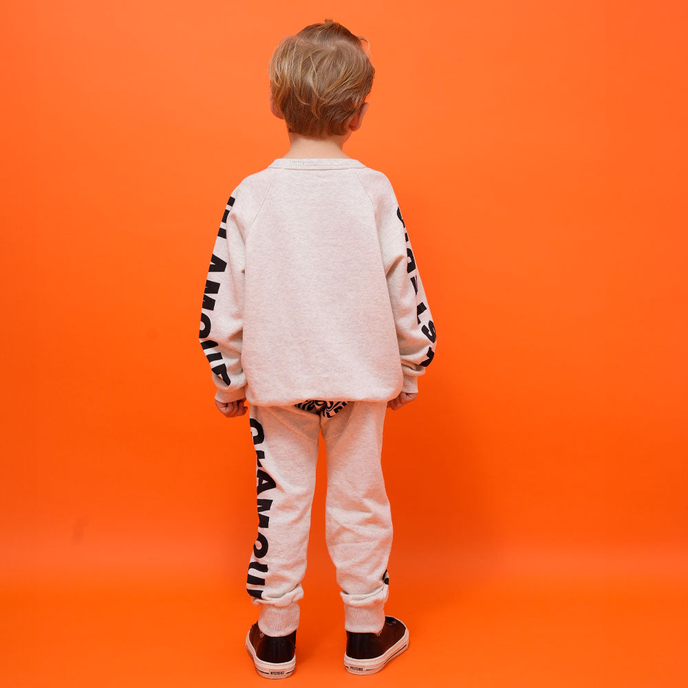 CIRCLE MINI FACE LOGO サルエルパンツ