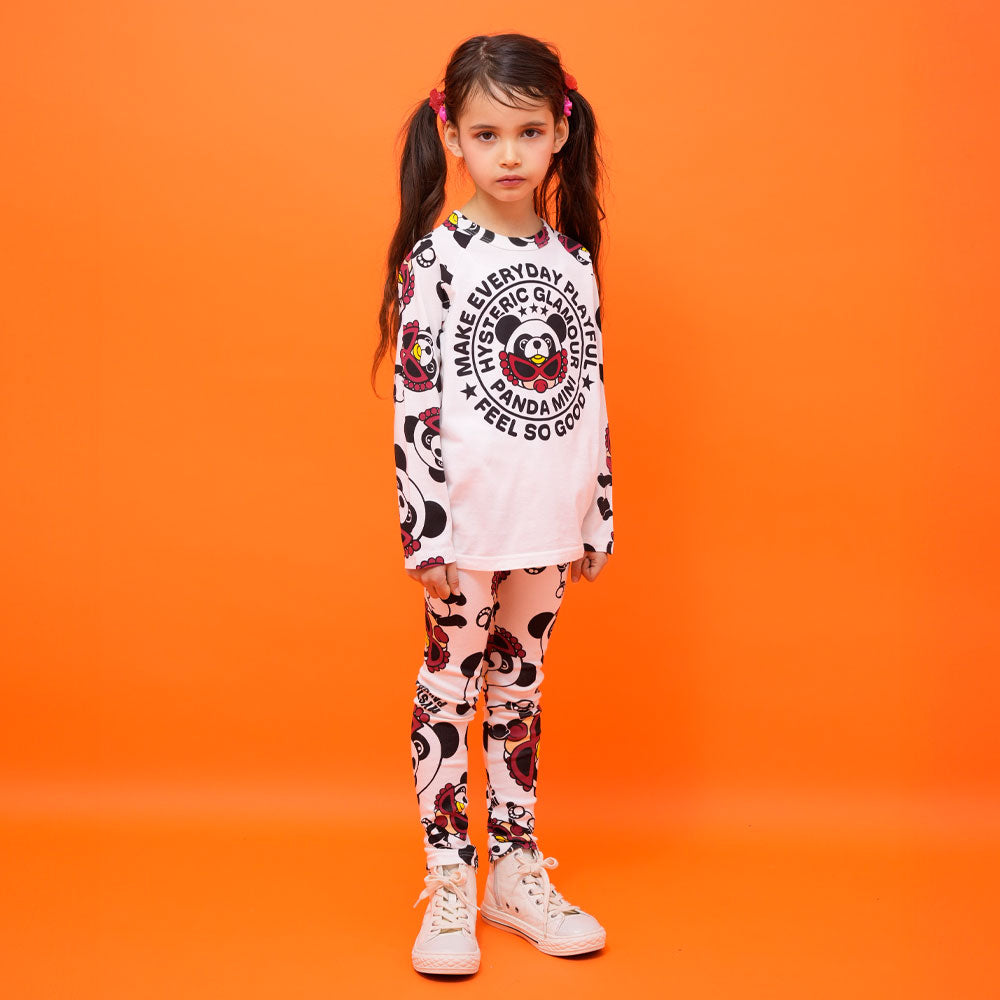 PANDA MINI総柄 10分丈レギンス