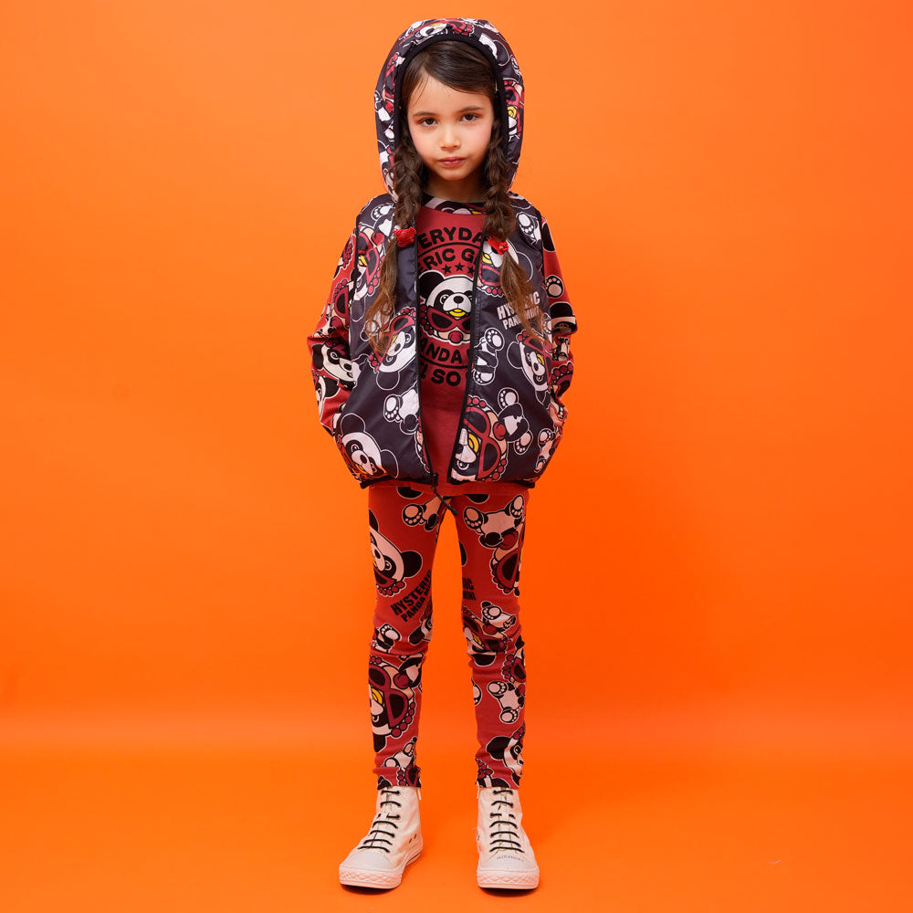 PANDA MINI総柄 10分丈レギンス