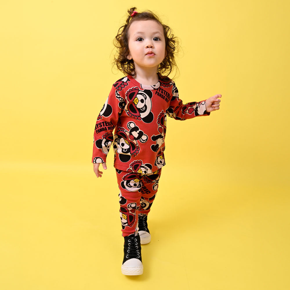 PANDA MINI総柄 10分丈レギンス