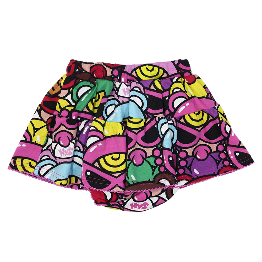 TEDDY MINI MULTI COLOR総柄 インナーパンツ付 スカート