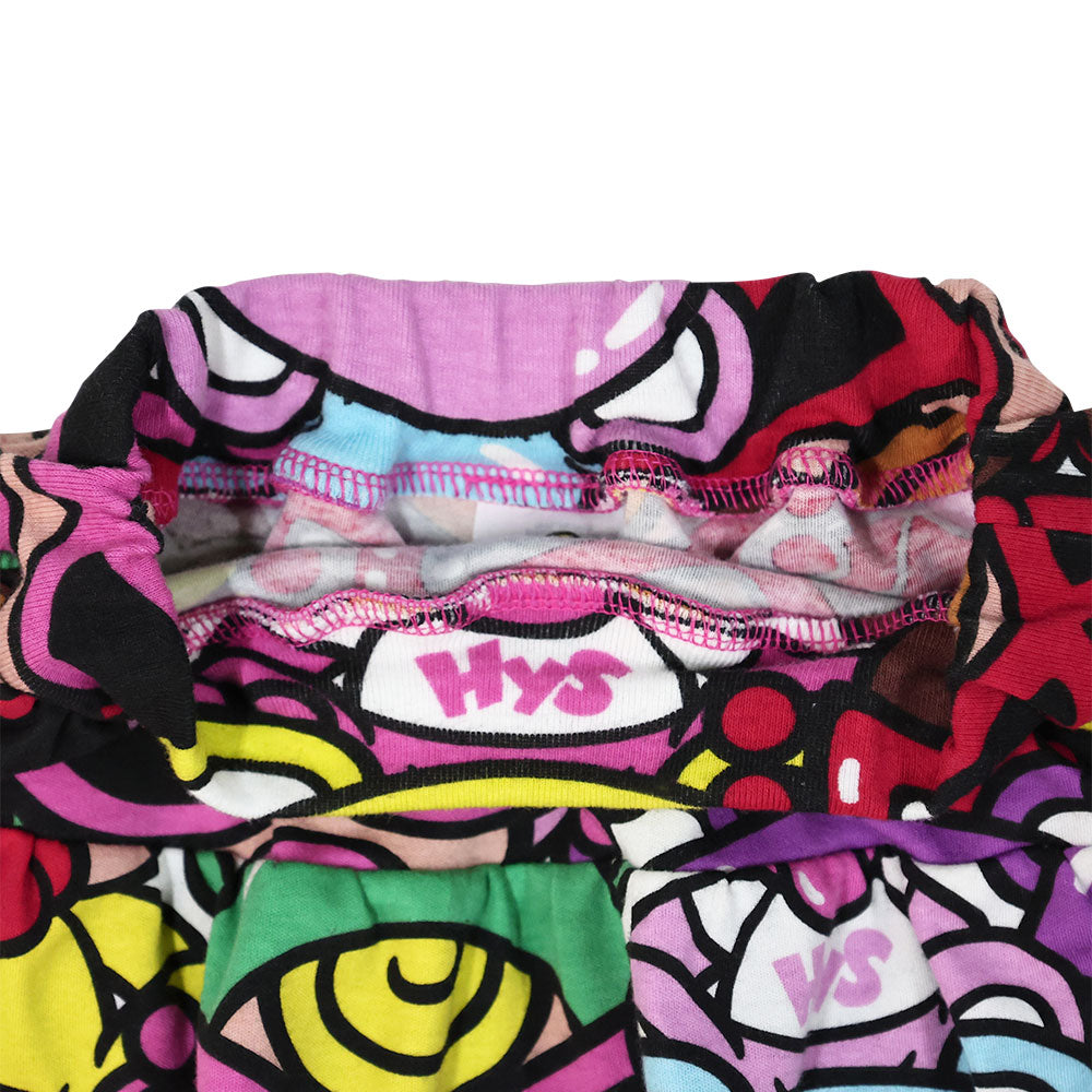 TEDDY MINI MULTI COLOR総柄 インナーパンツ付 スカート