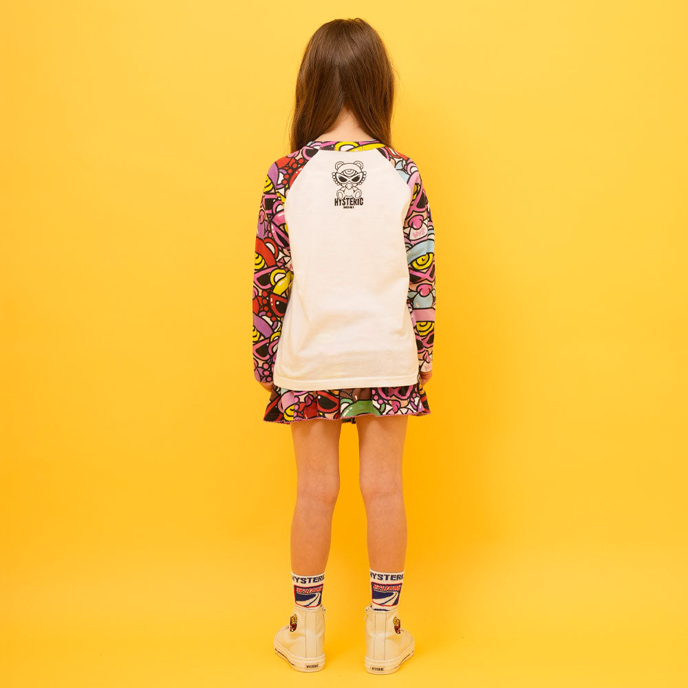 TEDDY MINI MULTI COLOR総柄 インナーパンツ付 スカート