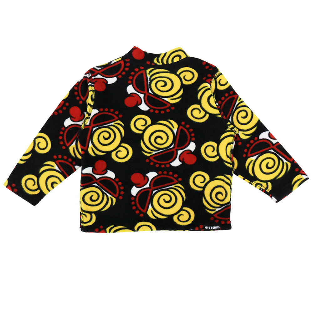 MINI FACE総柄 マイクロフリース プルオーバー