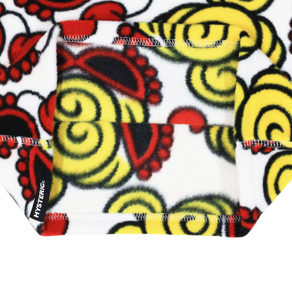 MINI FACE総柄 マイクロフリース プルオーバー