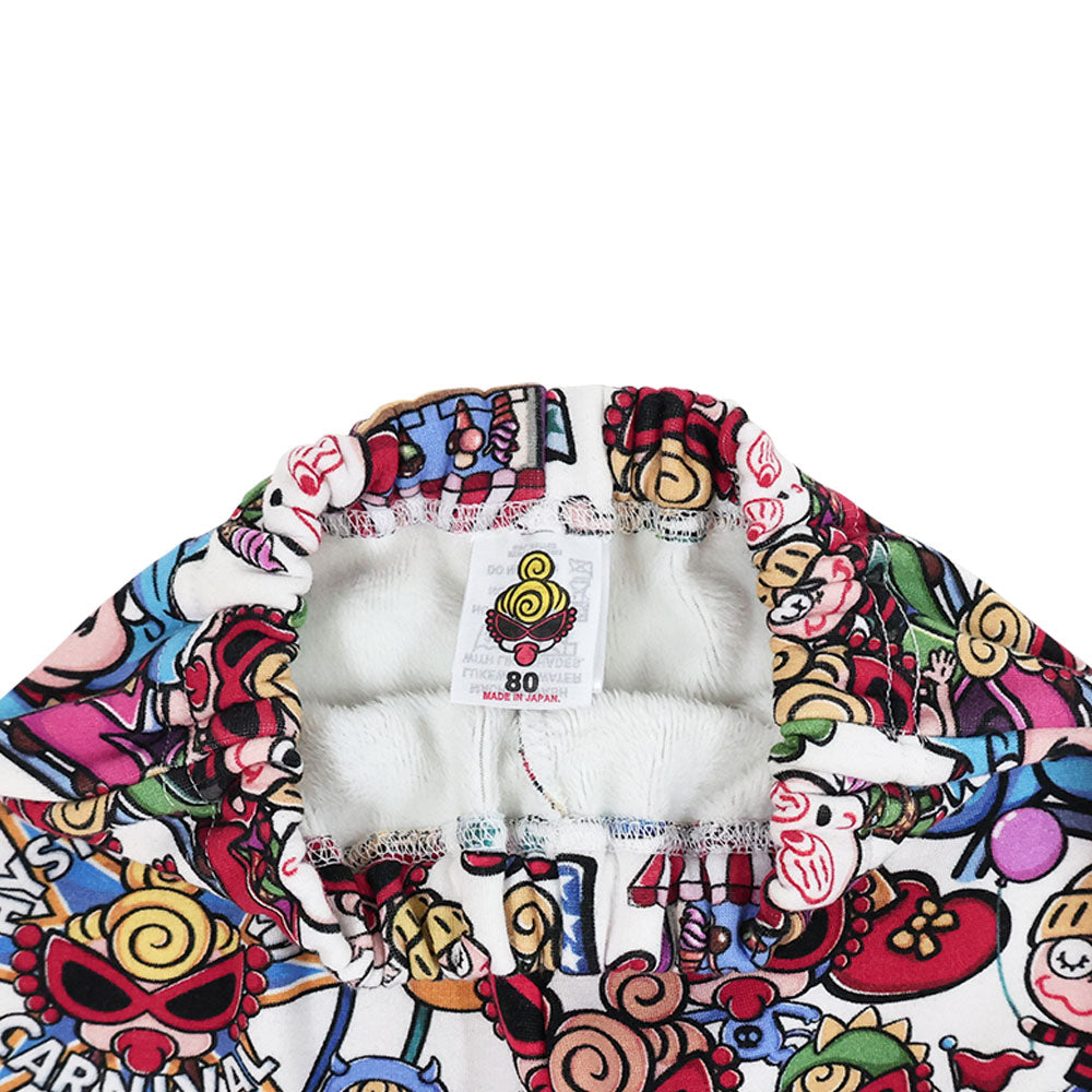 LAND総柄 Viscotex ボンバー裏毛パンツ