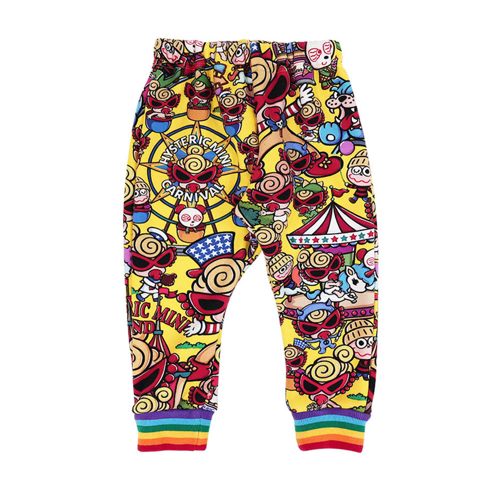 LAND総柄 Viscotex ボンバー裏毛パンツ