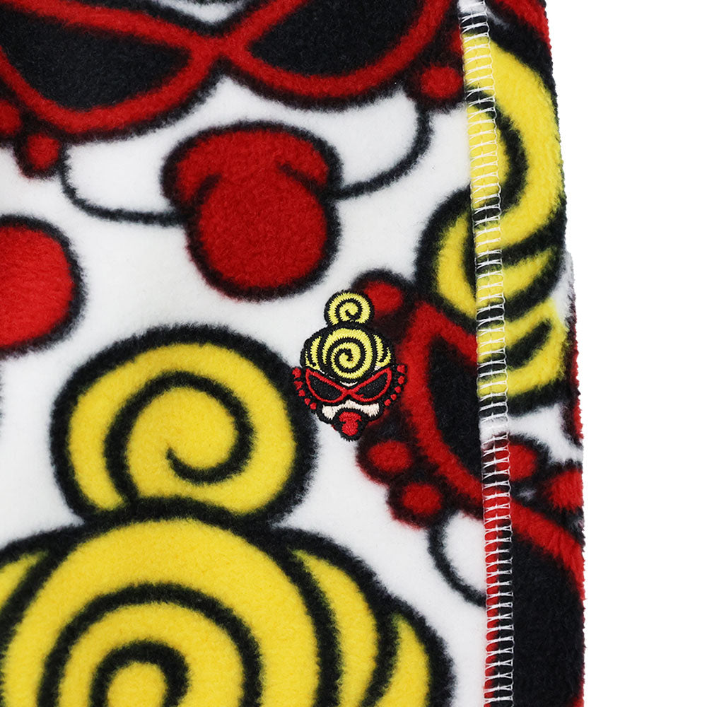 MINI FACE総柄 マイクロフリース パンツ