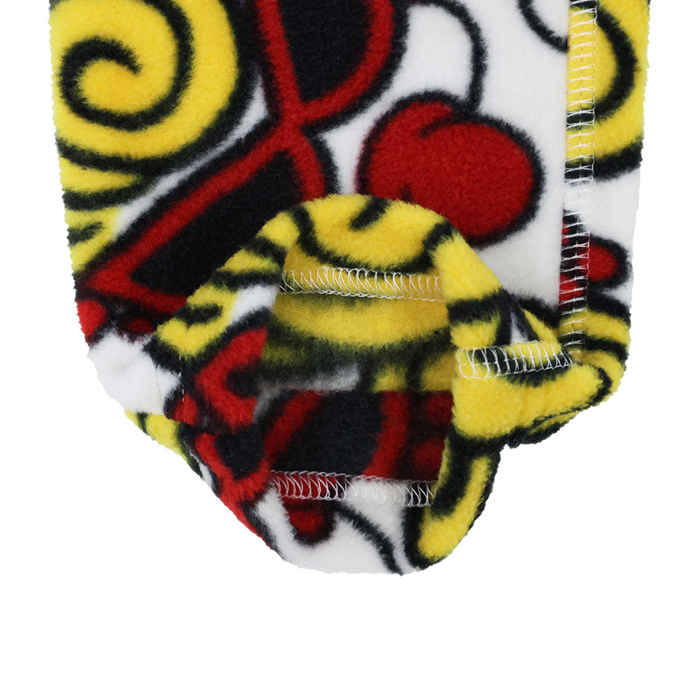 MINI FACE総柄 マイクロフリース パンツ