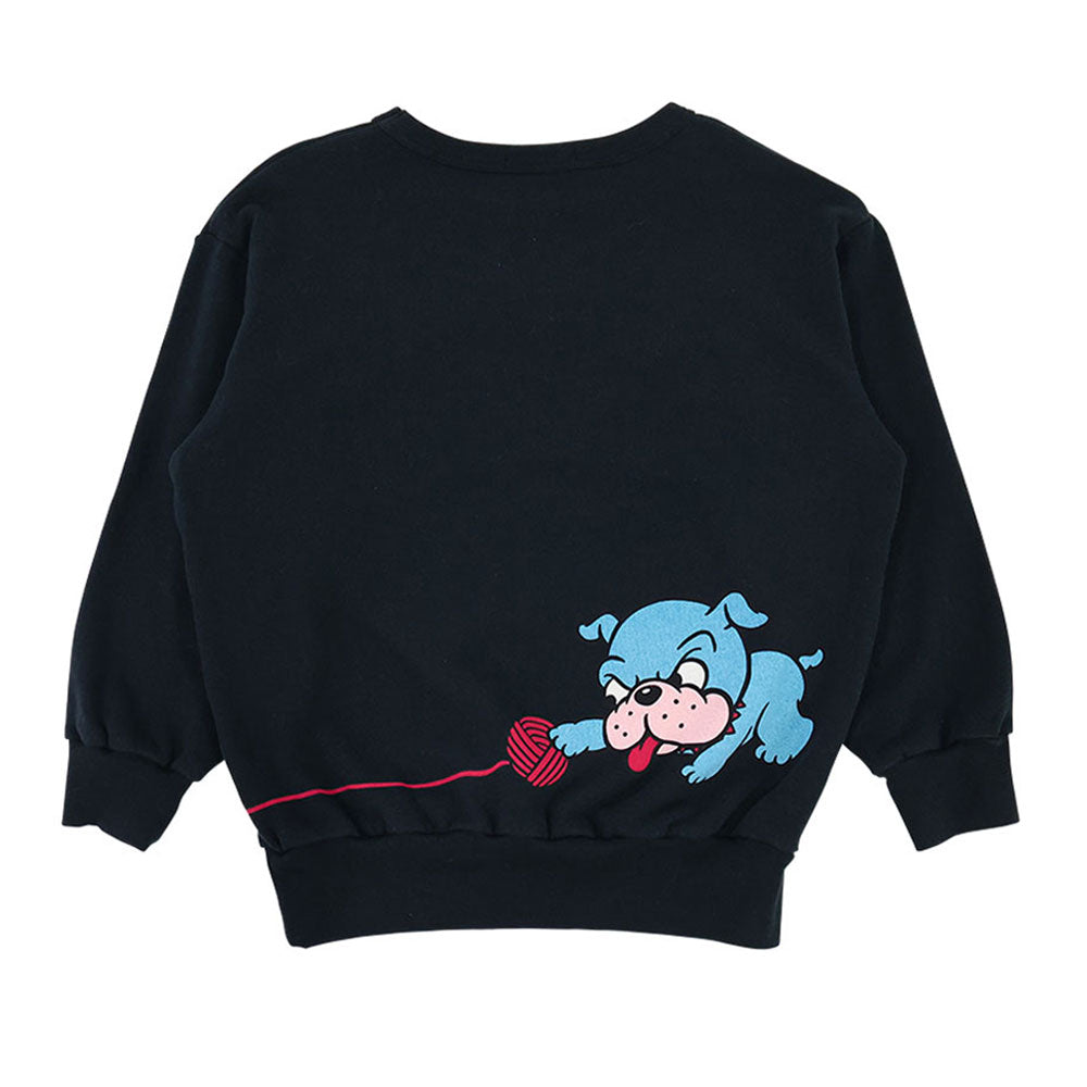 KNIT WITH MINI 裏毛トレーナー