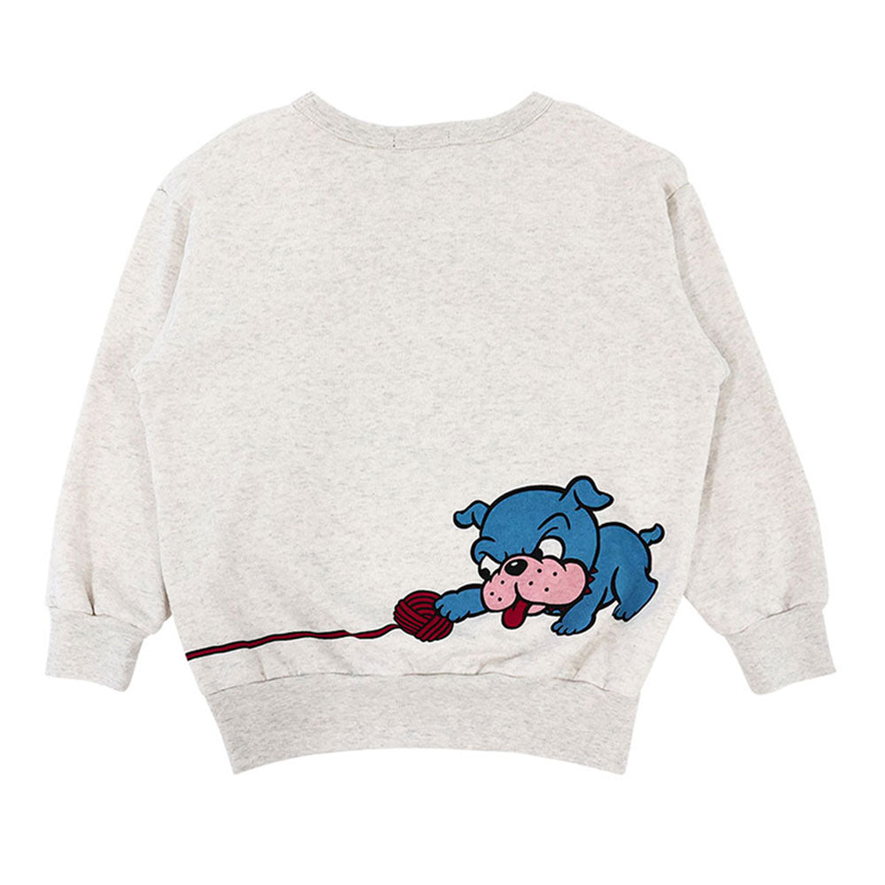 KNIT WITH MINI 裏毛トレーナー