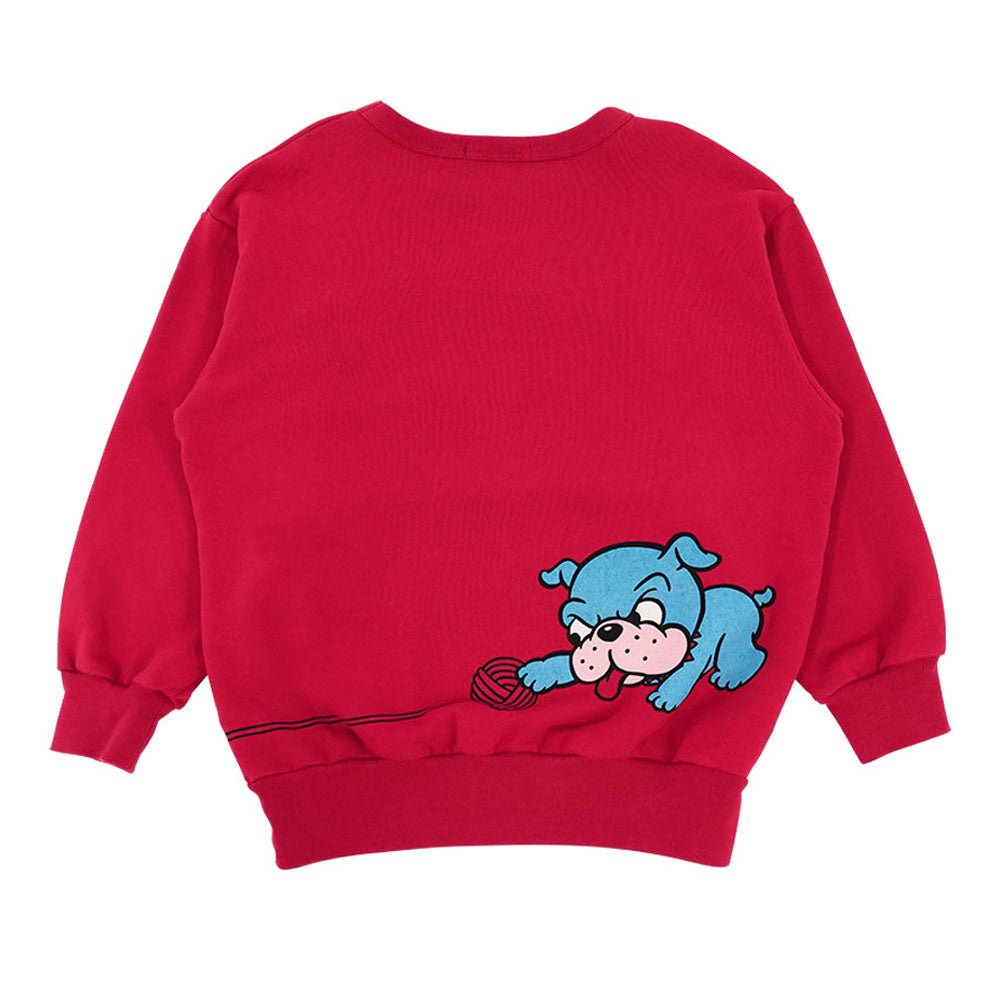 KNIT WITH MINI 裏毛トレーナー