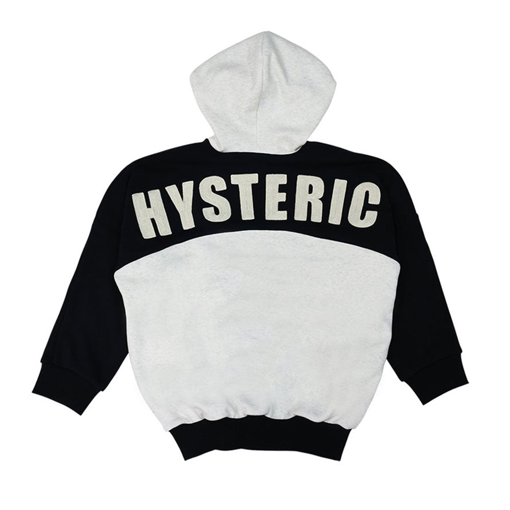 PANDA MINI刺繍 裏起毛 耳付き パーカー