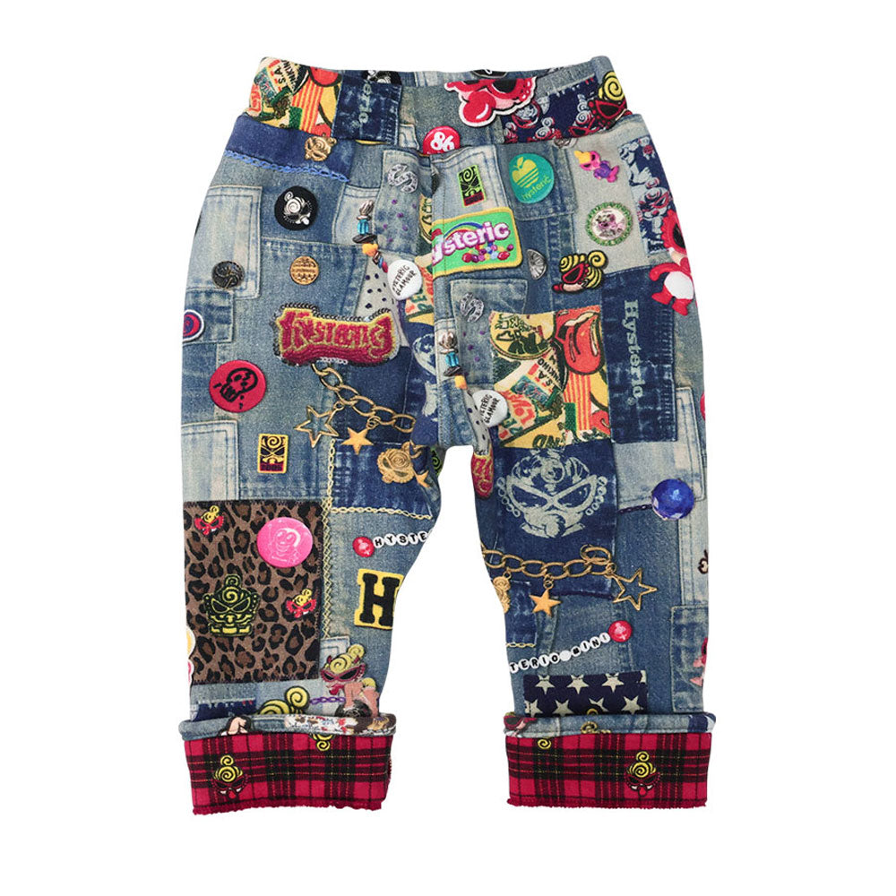 SCRATCH DENIM ボンバー裏毛 Viscotex パンツ