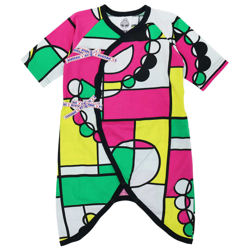 HYS MINI COMPOSITION総柄 コンビ肌着