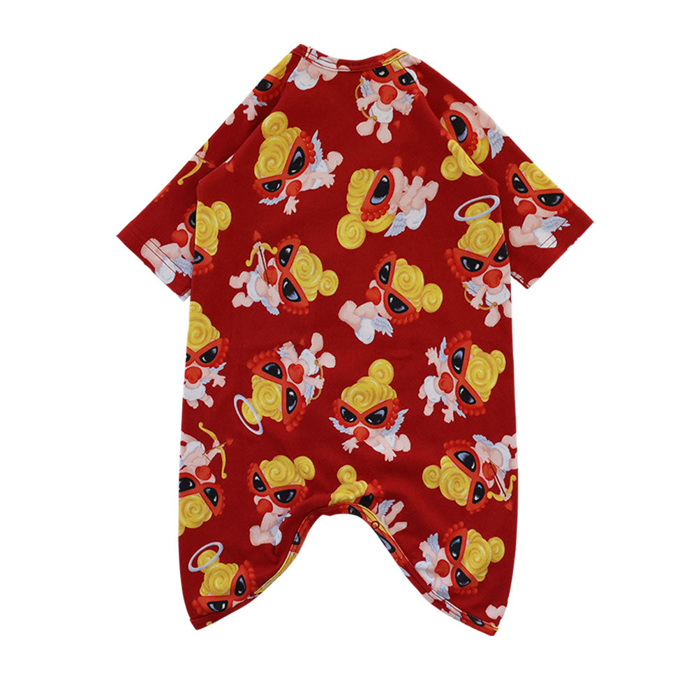 Little Angel総柄 コンビ肌着