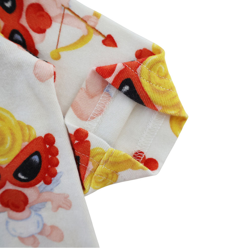 Little Angel総柄 コンビ肌着