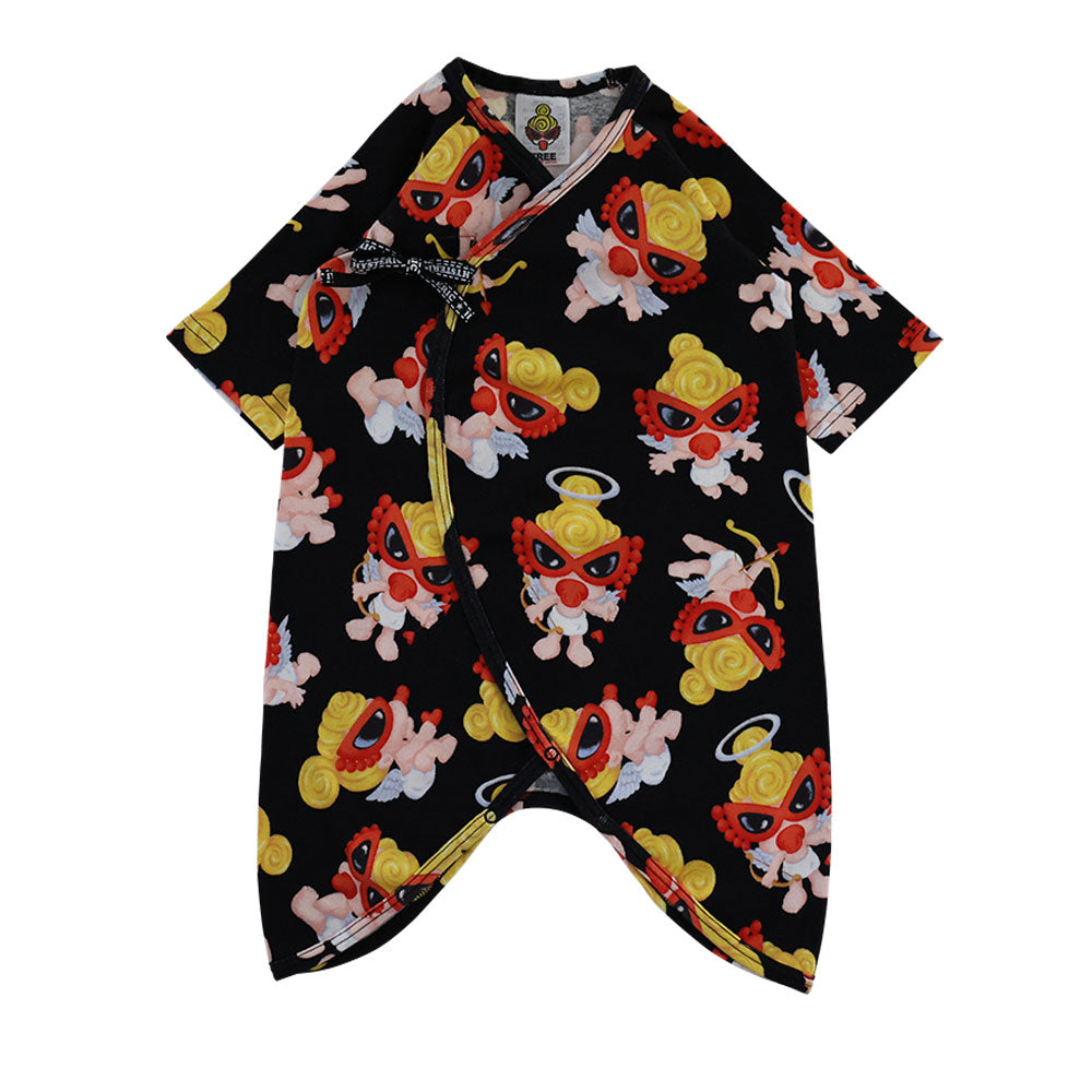 Little Angel総柄 コンビ肌着