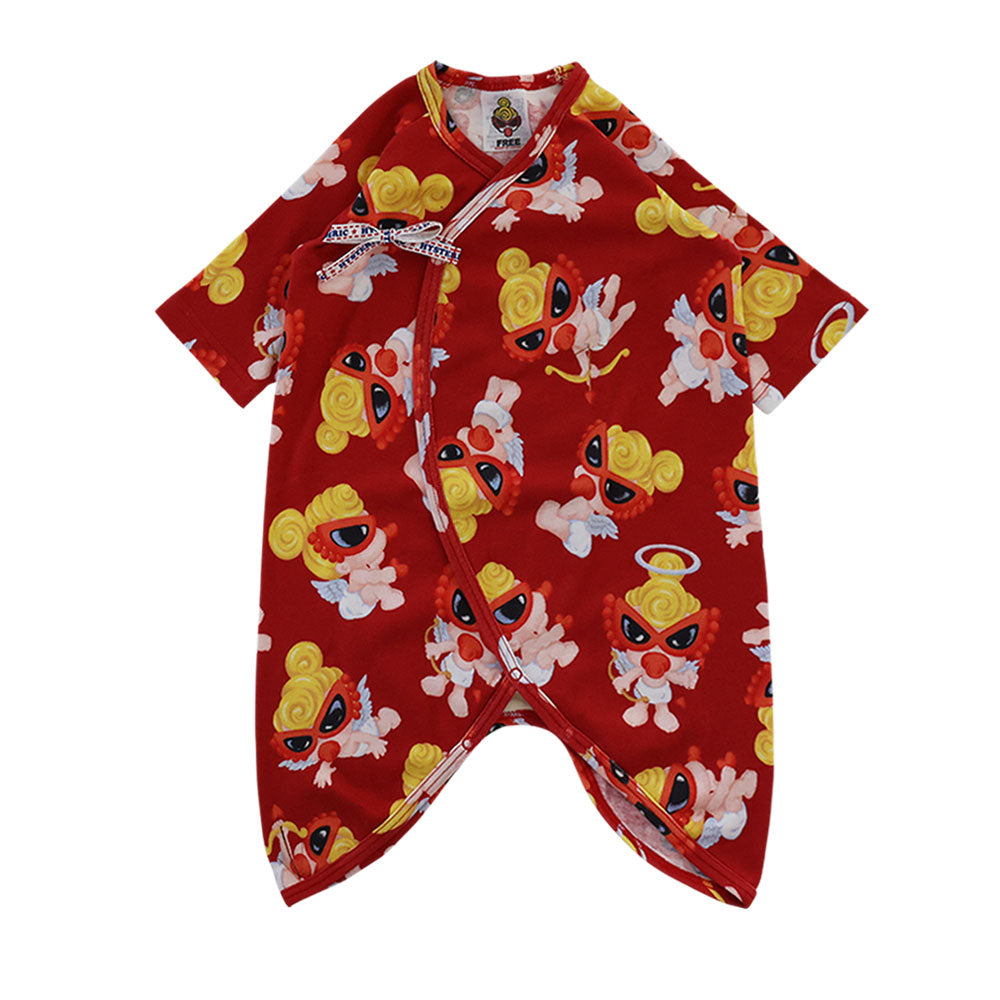 Little Angel総柄 コンビ肌着