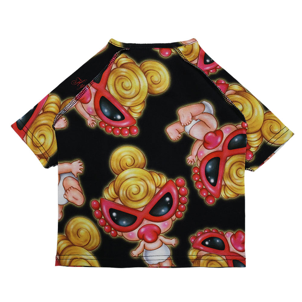 Sweet memories総柄 短肌着