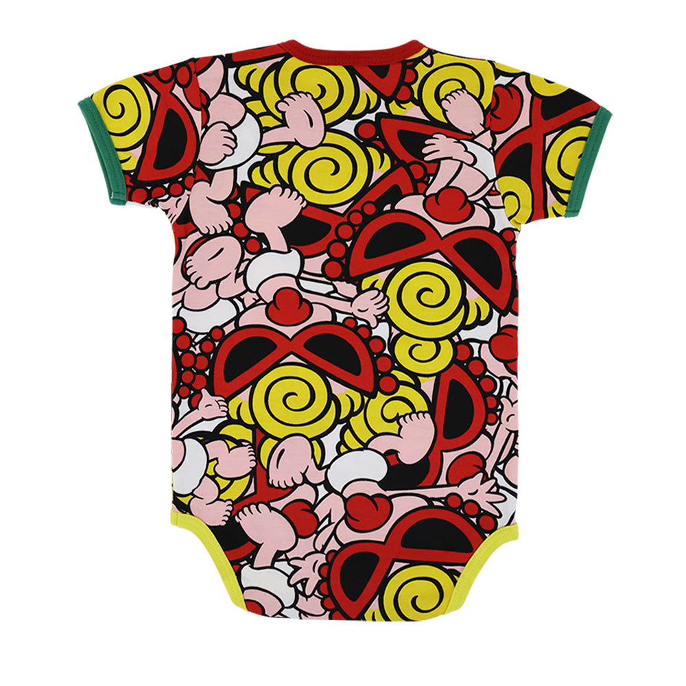 JAM PACKED総柄 半袖ロンパース