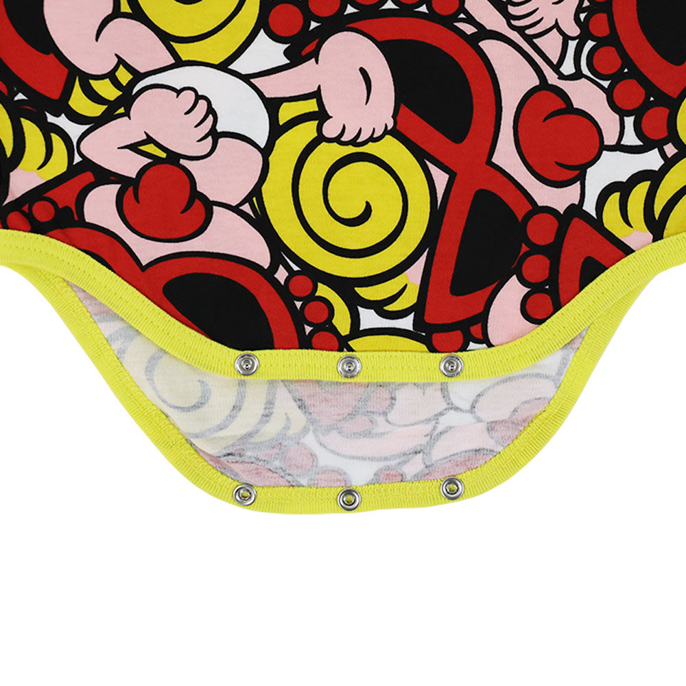 JAM PACKED総柄 半袖ロンパース