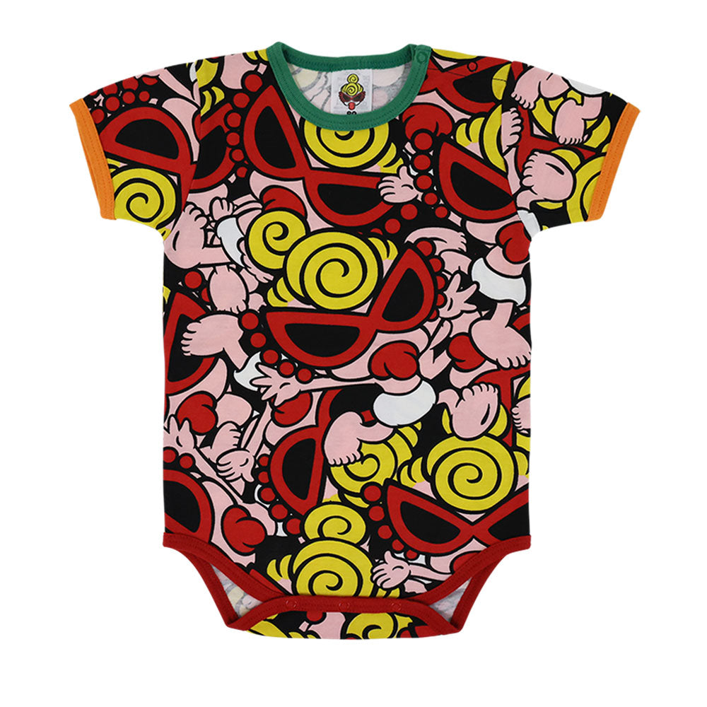 JAM PACKED総柄 半袖ロンパース