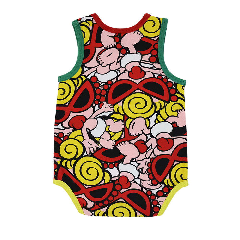 JAM PACKED総柄 ノースリーブロンパース