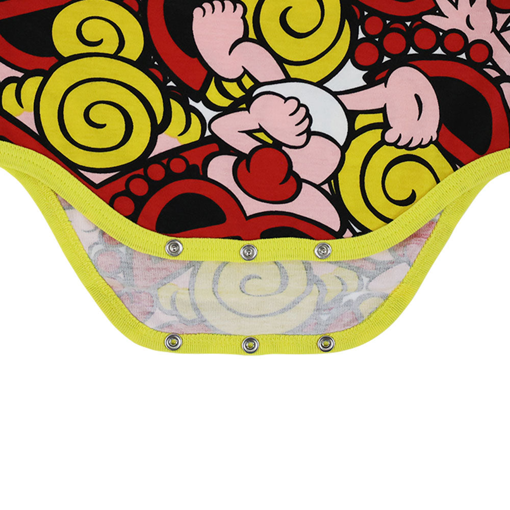 JAM PACKED総柄 ノースリーブロンパース