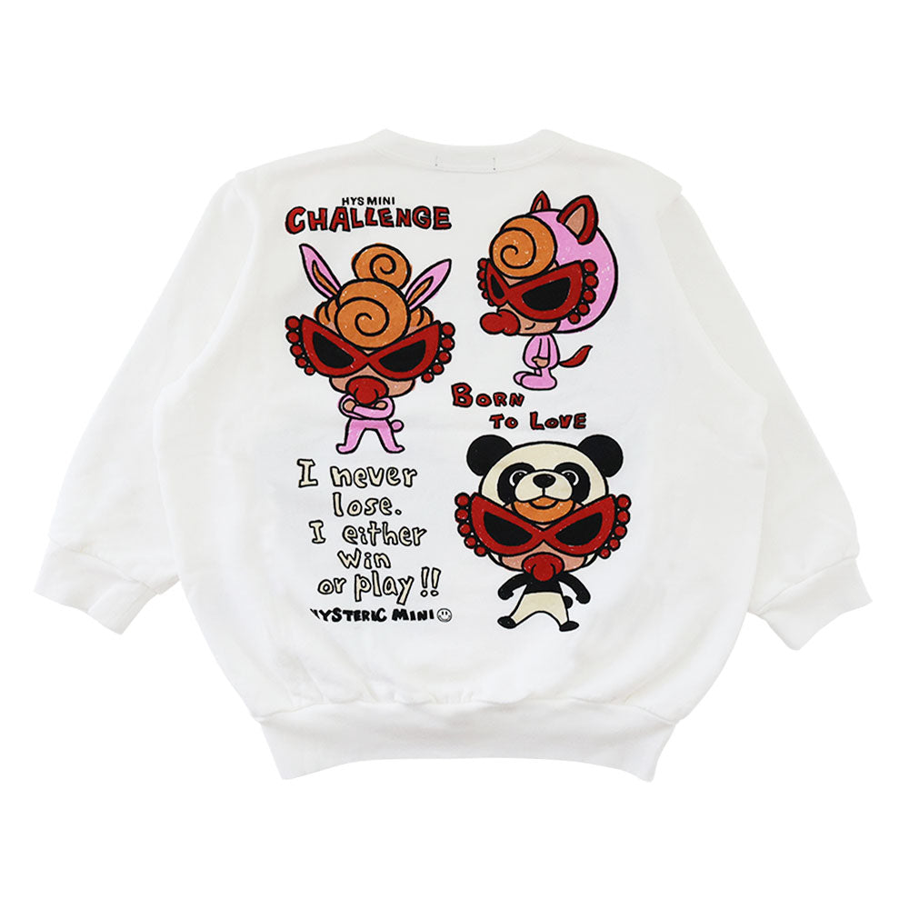 SELFISH BABY ANIMALS ALL STAR 裏毛BIGトレーナー