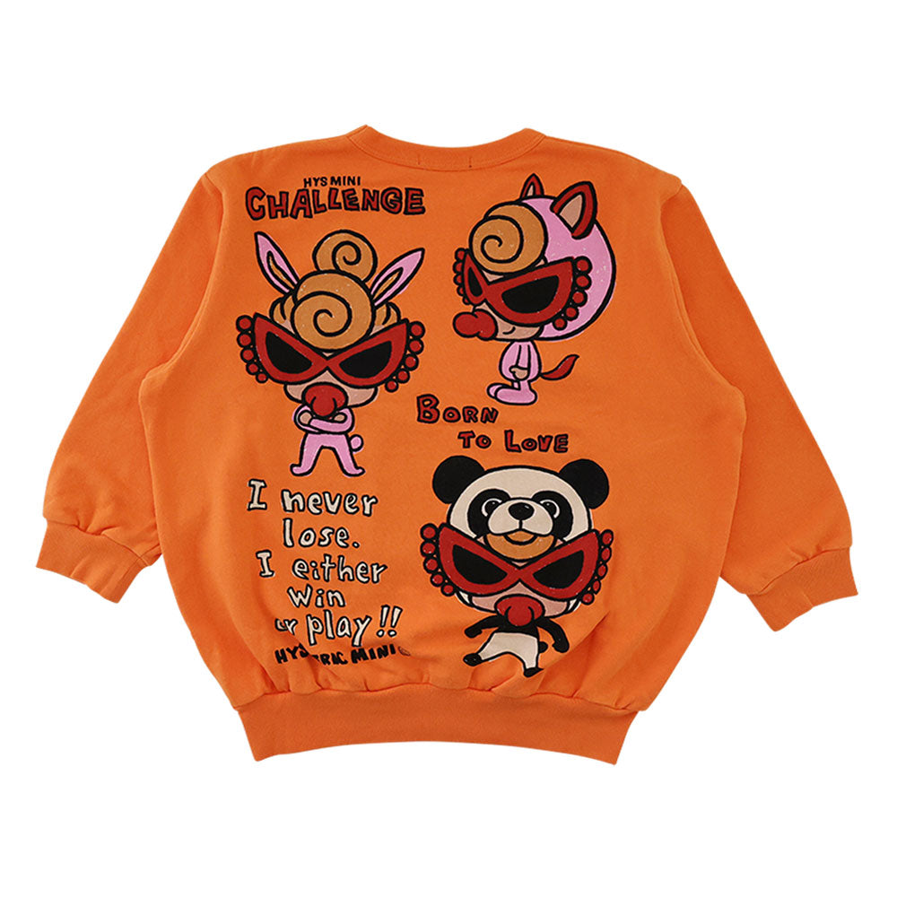 SELFISH BABY ANIMALS ALL STAR 裏毛BIGトレーナー