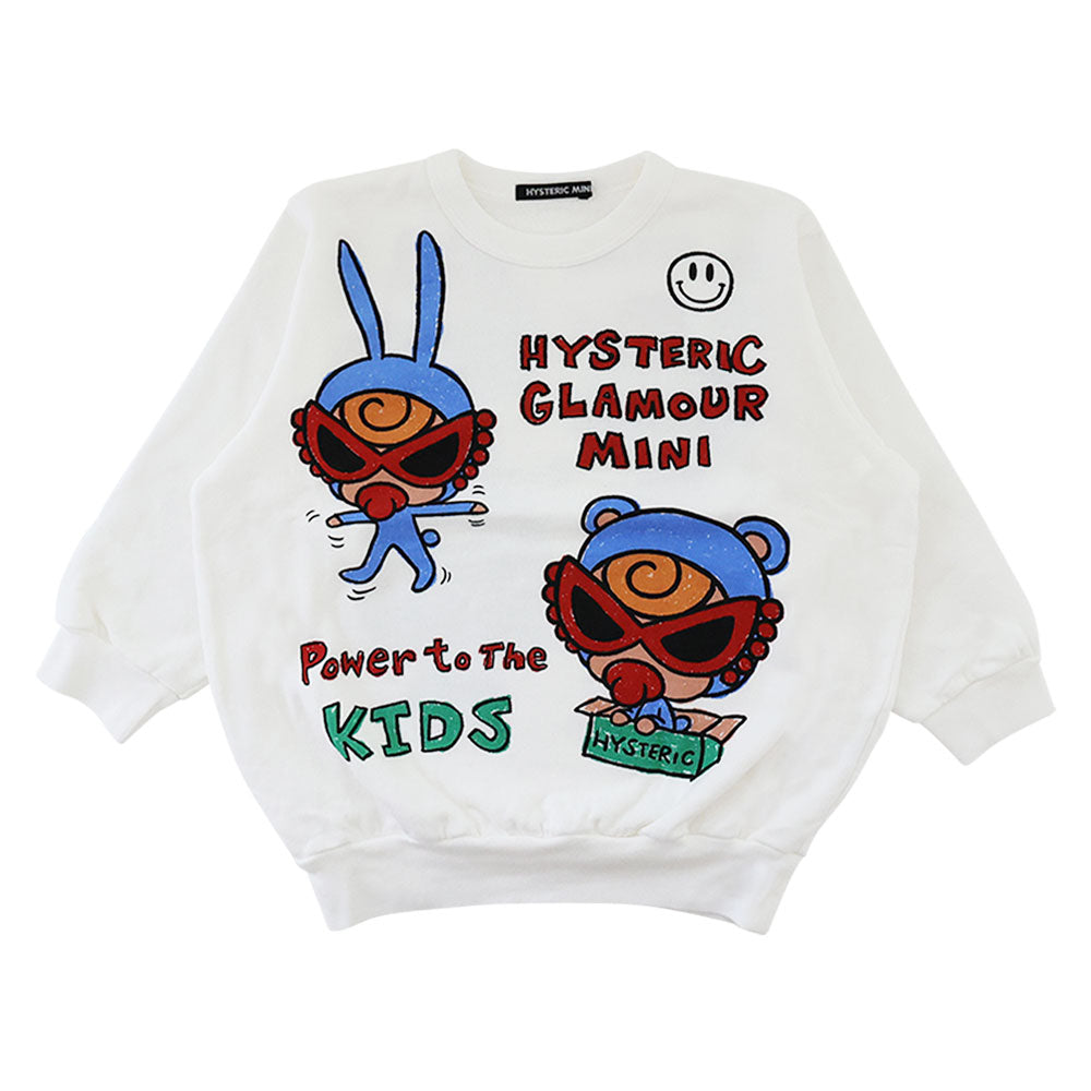 SELFISH BABY ANIMALS ALL STAR 裏毛BIGトレーナー