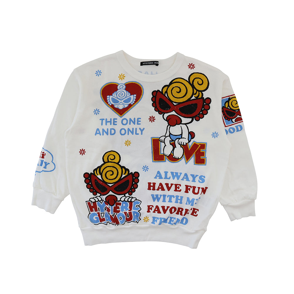 THE ONE AND ONLY 裏毛トレーナー