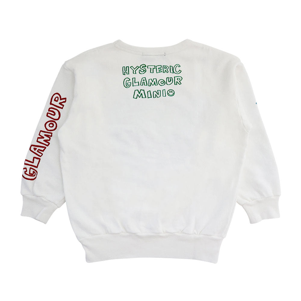 SMILE WITH SELFISH BABY 裏毛トレーナー