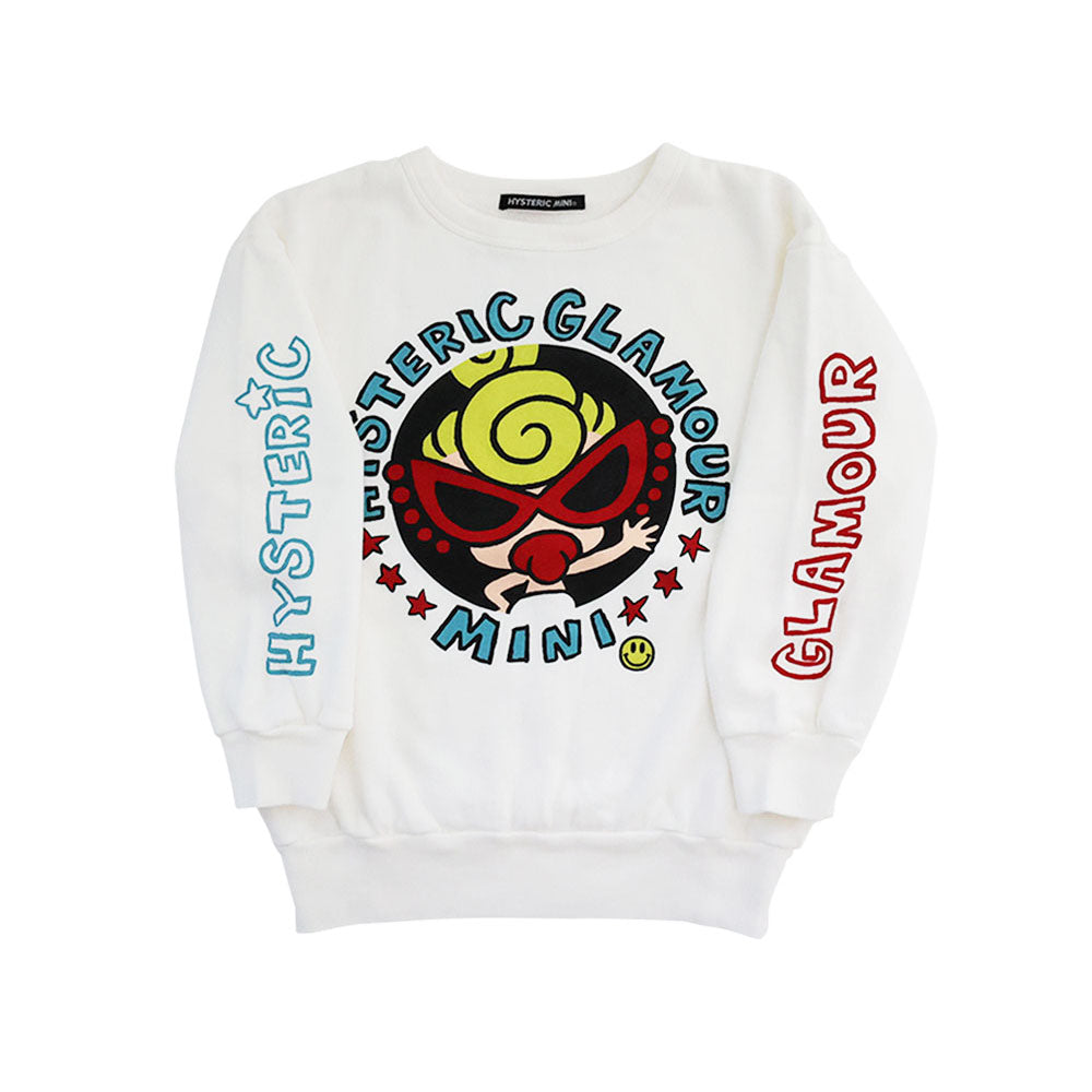 SMILE WITH SELFISH BABY 裏毛トレーナー